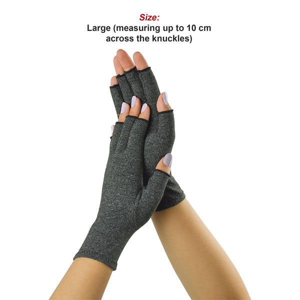 Arthritis Gloves Compression Joint Finger Hand Wrist Support Brace Large Orthotics Braces & Sleeves