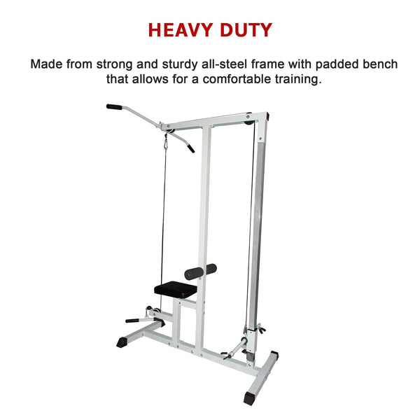 Home Fitness Multi Gym Lat Pull Down Workout Machine Bench Exercise Home Gyms