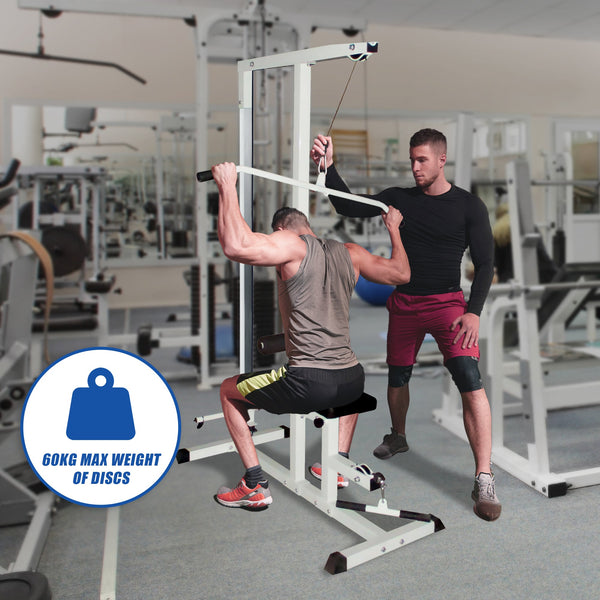 Home Fitness Multi Gym Lat Pull Down Workout Machine Bench Exercise Home Gyms