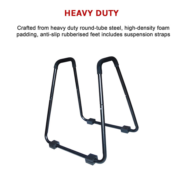 Heavy Duty Body Press Core Bars Push Up Home Gym Parallette Stand Push Up Stands