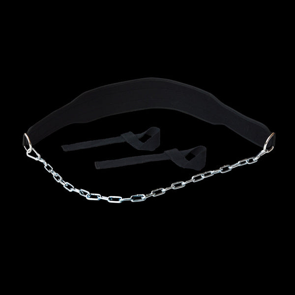 Weight Lifting Belt Gym Back Pull Up Chain Dipping Body Building Training Belts