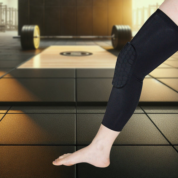 Knee Sleeve Guard Support Brace Sport Compression Calf Running Orthotics Braces & Sleeves