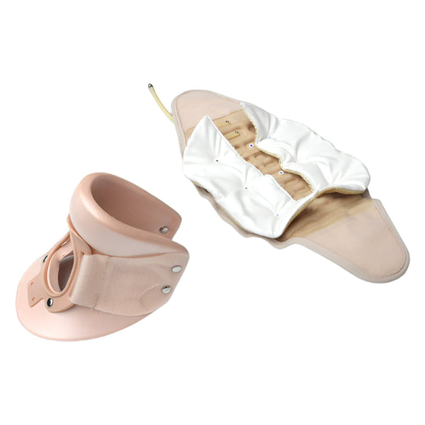 Neck Traction Air Decompression Support Brace Cervical Collar Hand Pump Beige Orthotics Braces & Sleeves