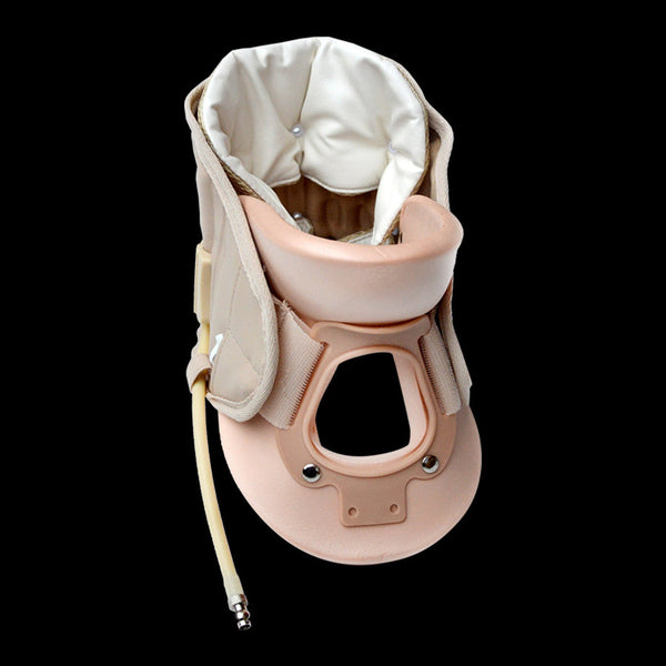 Neck Traction Air Decompression Support Brace Cervical Collar Hand Pump Beige Orthotics Braces & Sleeves