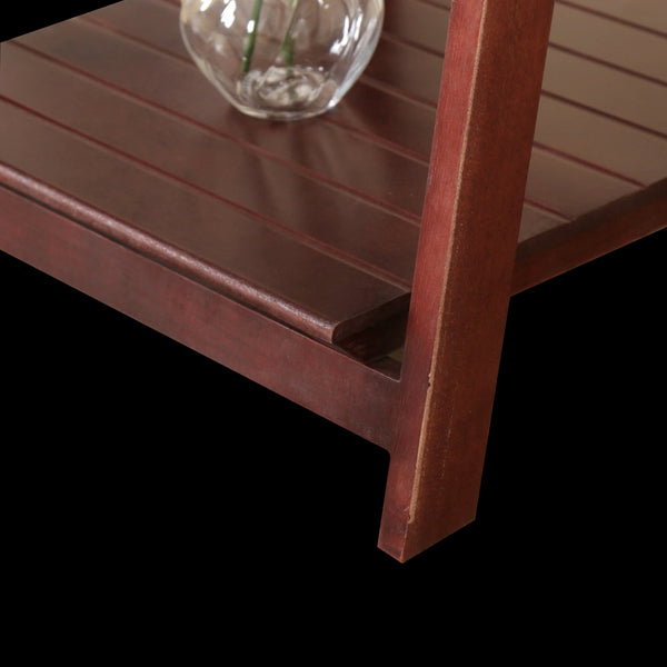 5 Tier Ladder Shelf Stand Storage Book Shelves Shelving Display Rack Bookshelves