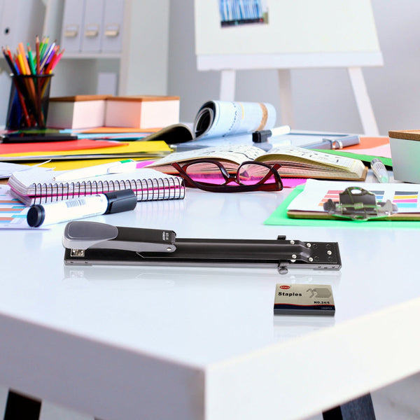 A4 A3 Long Arm Personal Office Stapler 25 Sheets Cap (1000 Staples Included) Staplers