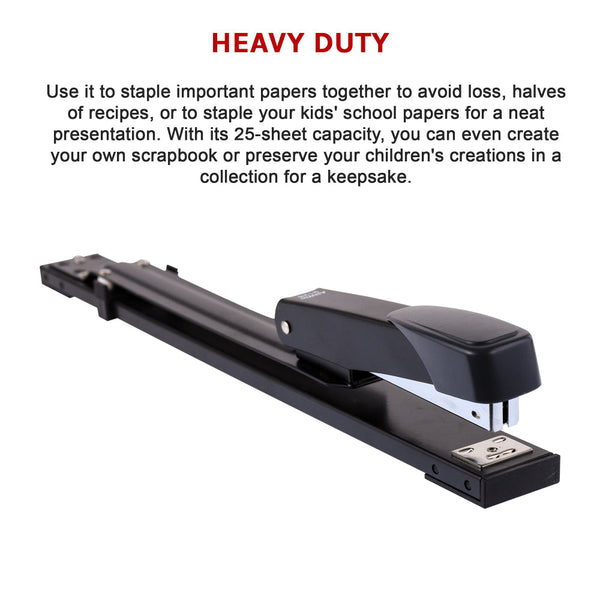 A4 A3 Long Arm Personal Office Stapler 25 Sheets Cap (1000 Staples Included) Staplers