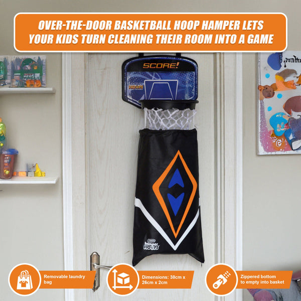 Hamper Basketball Laundry Hoop Hanging Clothes Storage Kids Fun Door Bag Laundry Baskets & Hampers