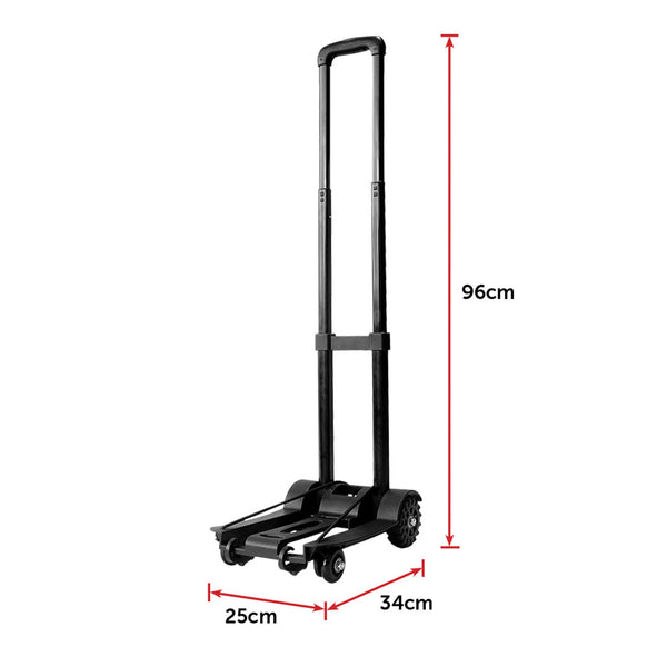 Cart Folding Dolly Push Truck Hand Collapsible Trolley Luggage 70Kg Workshop Dollies
