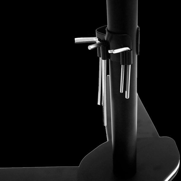 13" 27" Dual Screen Monitor Stand Tv Bracket Computer Display Desk Mount Holder Monitor Mounts & Stands