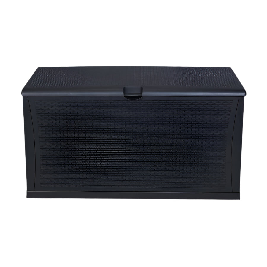 Patio Deck Box Outdoor Storage Plastic Bench 450 Litre Storage Deck Boxes