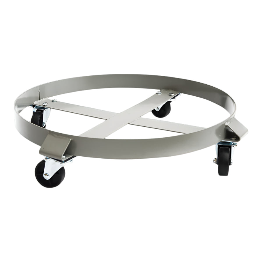 Drum Dolly 450Kg 55 Gallon W Swivel Casters Heavy Duty Steel Frame Non Tipping Workshop Dollies