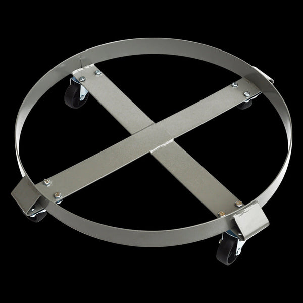 Drum Dolly 450Kg 55 Gallon W Swivel Casters Heavy Duty Steel Frame Non Tipping Workshop Dollies