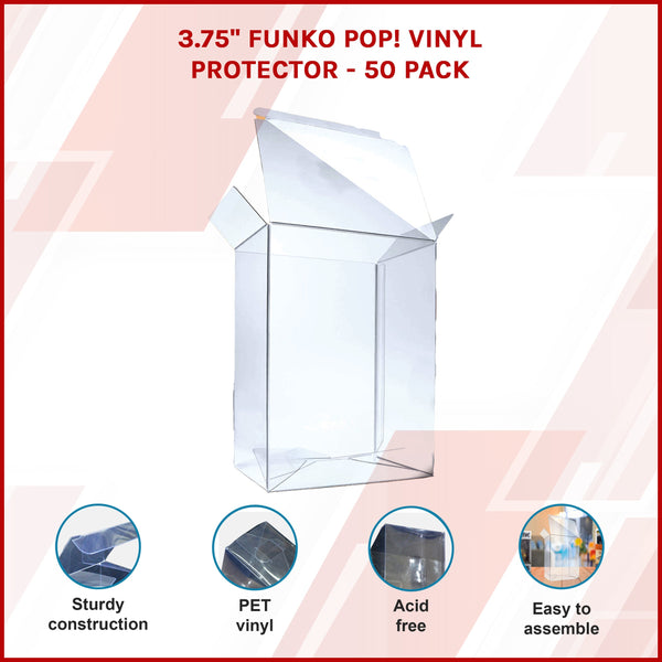 3.75" Funko Pop! Vinyl Protector 50 Pack Storage Boxes