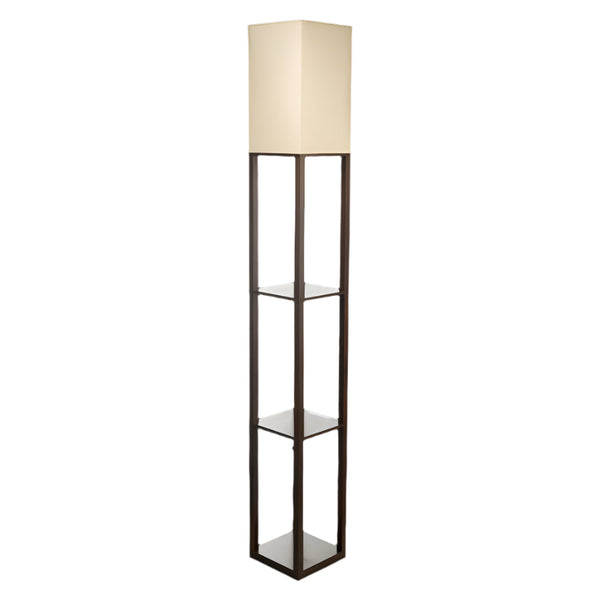 Shelf Floor Lamp Shade Diffused Light Source With Open Box Shelves Floor Lamps