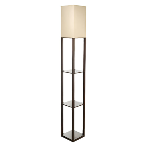 Shelf Floor Lamp Shade Diffused Light Source With Open Box Shelves Floor Lamps