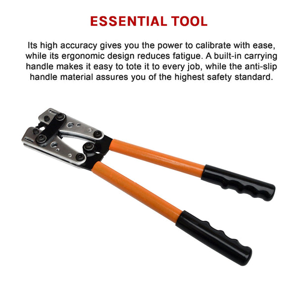 6 50 Mm2 Wire Crimper Cable Electric Tube Crimping Hand Tool Battery Lug Hand Crimpers & Strippers