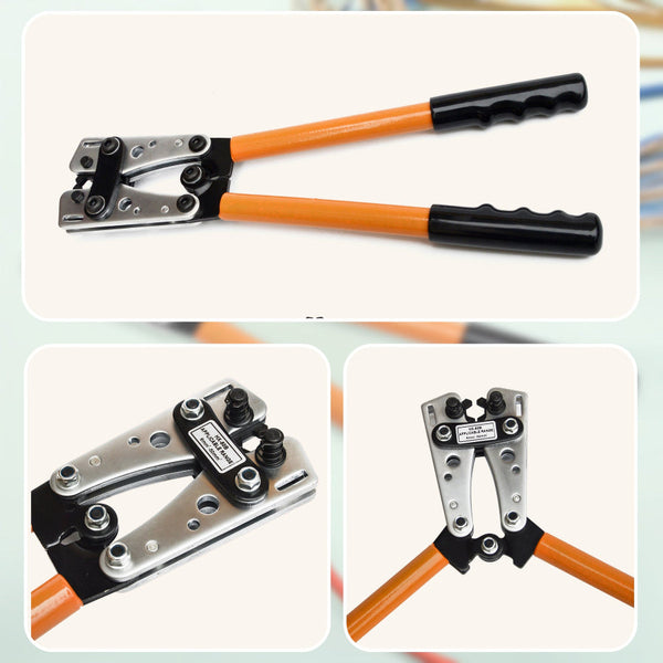 6 50 Mm2 Wire Crimper Cable Electric Tube Crimping Hand Tool Battery Lug Hand Crimpers & Strippers