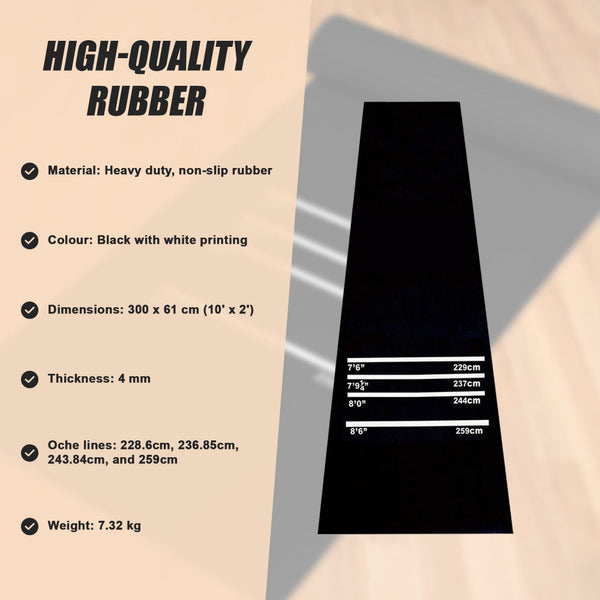Professional Rubber Home Pub Bar Mat Darts