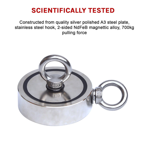 700Kg Salvage Strong Recovery Mag Net Neodymium Hook Treasure Hunt Fishing Other Tackle & Accessories