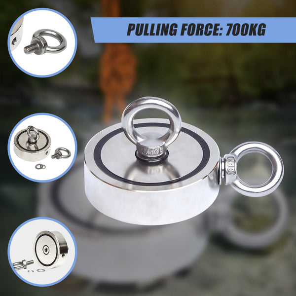 700Kg Salvage Strong Recovery Mag Net Neodymium Hook Treasure Hunt Fishing Other Tackle & Accessories