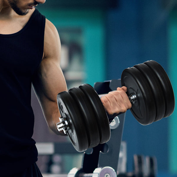 35Kg Dumbbell Adjustable Weight Set Dumbbells