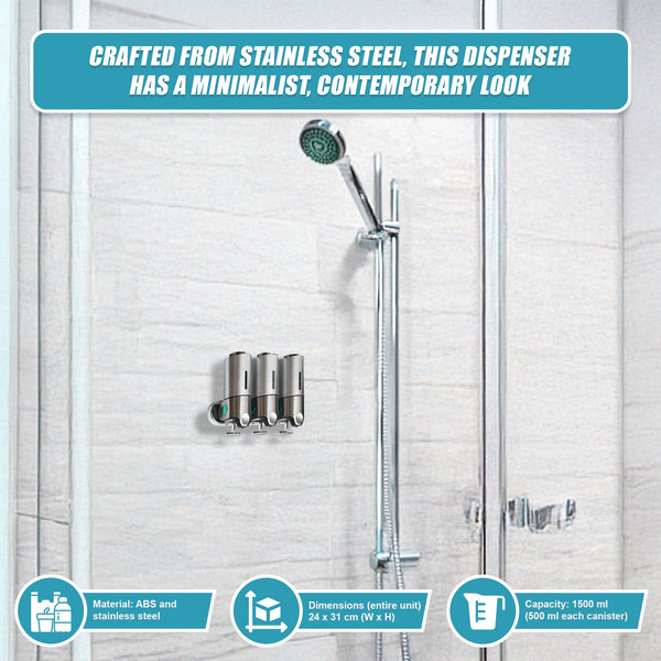 1500Ml Shower Liquid Soap Body Lotion Gel Shampoo Bathroom Dispenser Soap Dishes & Dispensers