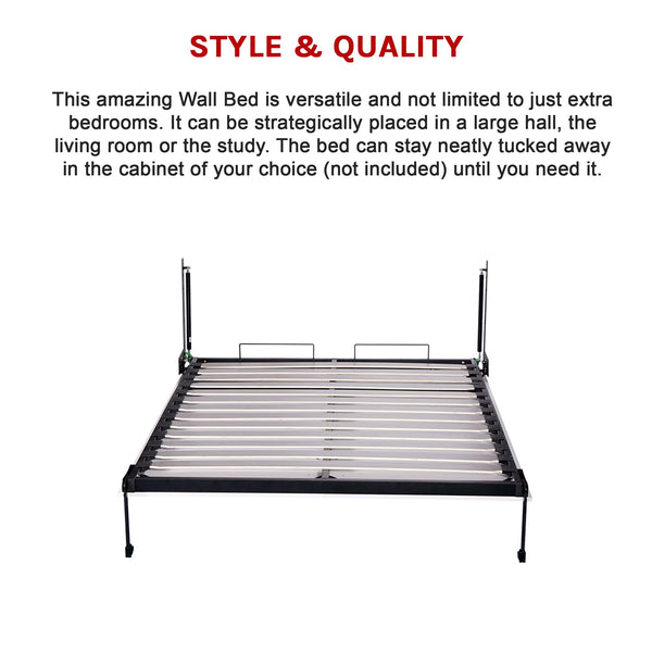 Palermo Double Size Wall Bed Mechanism Hardware Kit Diamond Edition Double Bed Frames