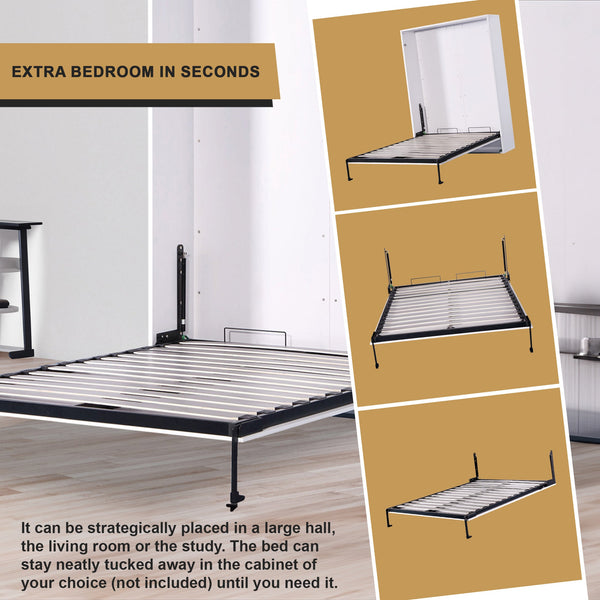 Palermo Double Size Wall Bed Mechanism Hardware Kit Diamond Edition Double Bed Frames