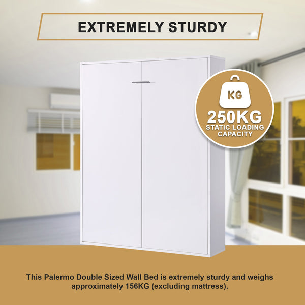 Palermo Double Size Wall Bed Diamond Edition Double Bed Frames