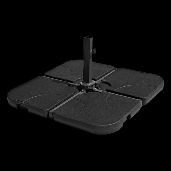 Outdoor Patio 4 Piece Cantilever Offset 3M Umbrella Base Stand Weight Water Sand Umbrella Stands