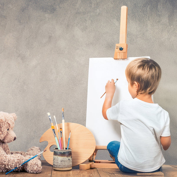 Tabletop Easel Wood Studio H Frame Artist Display Painting Shop Tripod Stand Wedding Easels