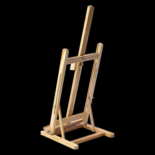 Tabletop Easel Wood Studio H Frame Artist Display Painting Shop Tripod Stand Wedding Easels