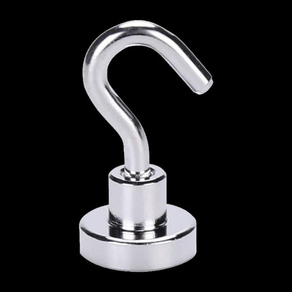 Strong Rare Earth N38 Neodymium Magnetic Hanger Holder 10Kg Hooks 10Pcs Wall Hooks & Hangers
