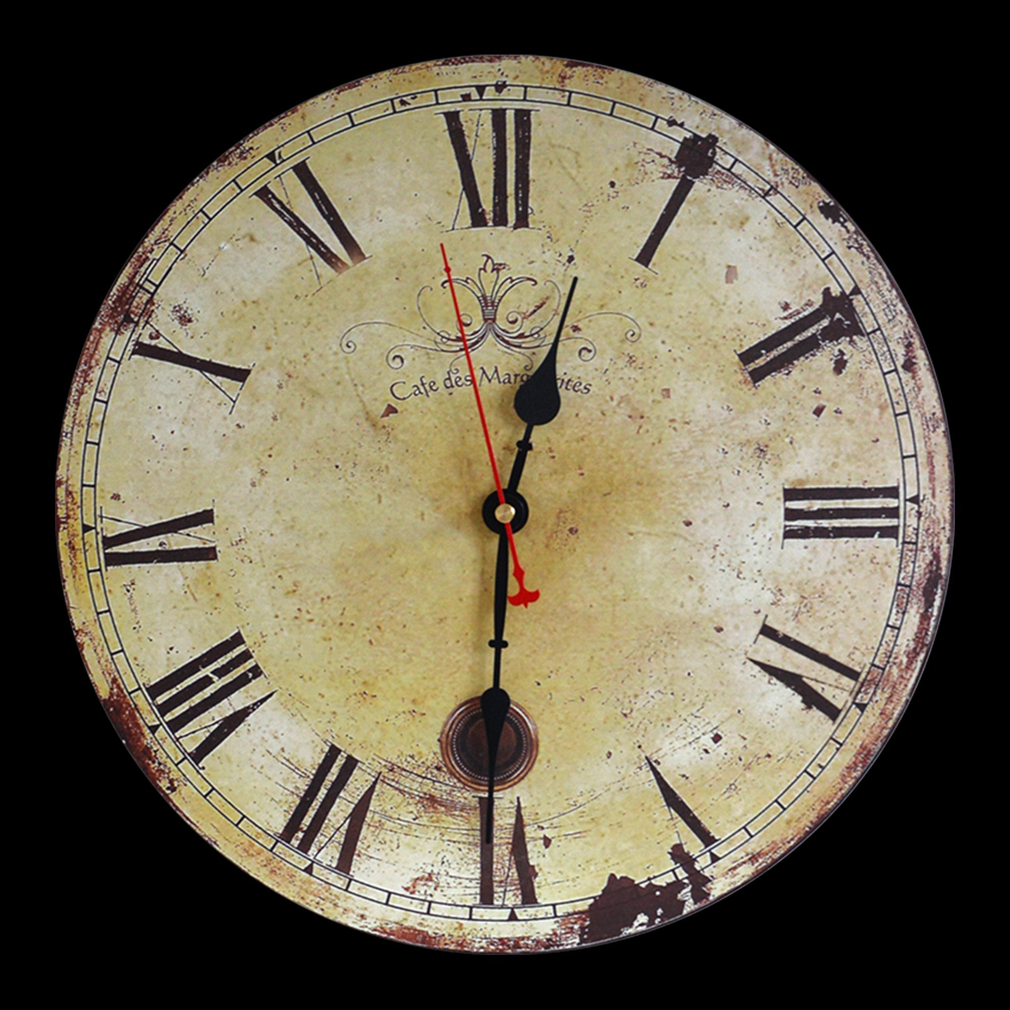 Large Wall Clock Kitchen Office Retro Timepiece Wall Clocks