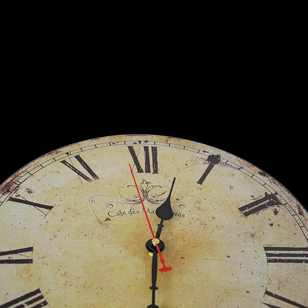 Large Wall Clock Kitchen Office Retro Timepiece Wall Clocks