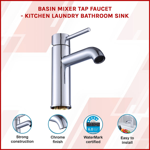 Basin Mixer Tap Faucet Kitchen Laundry Bathroom Sink Kitchen Taps