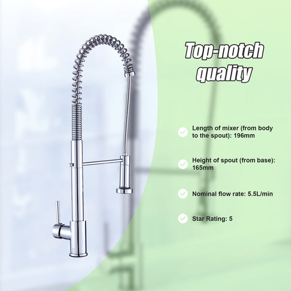 Basin Mixer Pull Out Kitchen Tap Faucet Laundry Sink Kitchen Taps