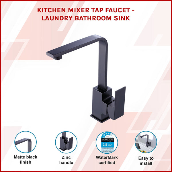 Kitchen Mixer Tap Faucet Laundry Bathroom Sink Bathroom Sink Taps