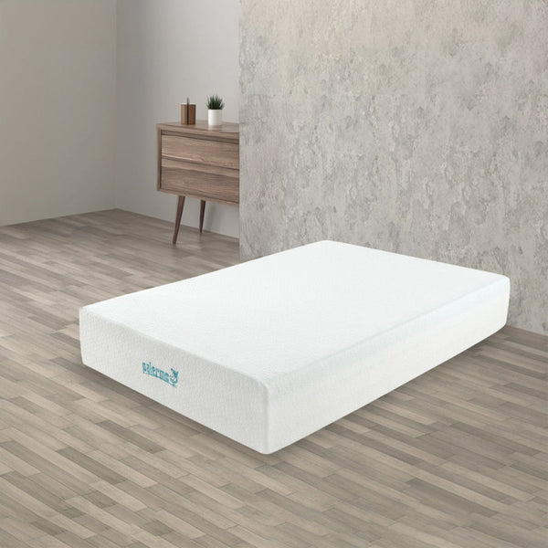 King Single Mattress 30Cm Memory Foam Green Tea Infused White Mattresses