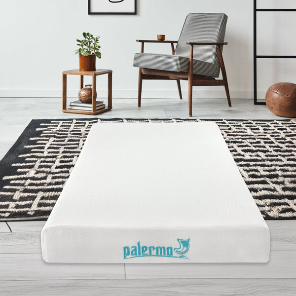 Palermo Single Mattress Memory Foam Green Tea Infused Certipur Mattresses