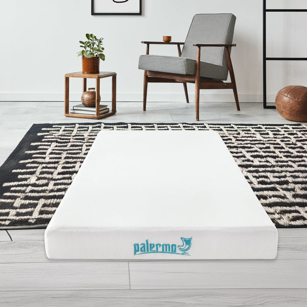Palermo King Single Mattress Memory Foam Green Tea Infused Certipur Mattresses
