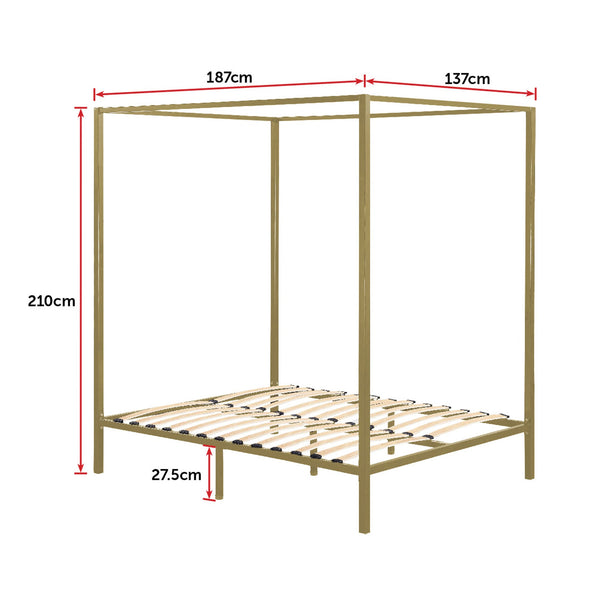4 Four Poster Double Bed Frame Double Bed Frames