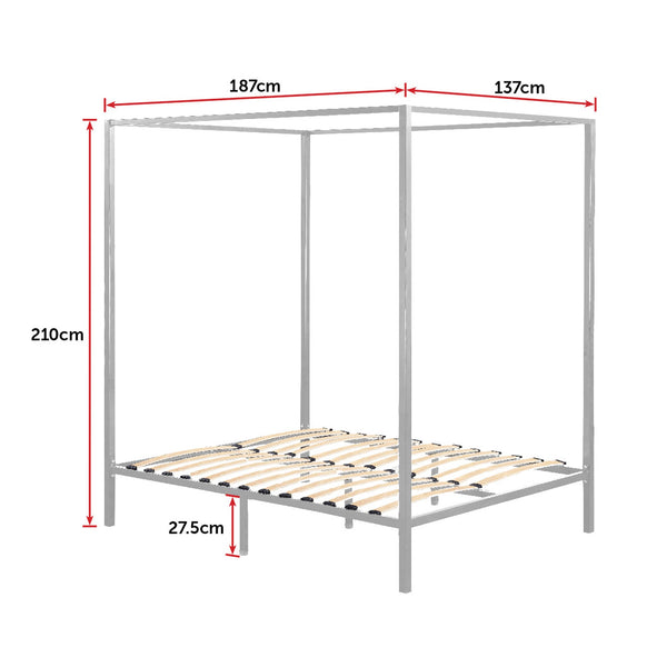 4 Four Poster Double Bed Frame Double Bed Frames