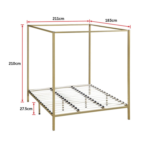 4 Four Poster King Bed Frame King Bed Frames