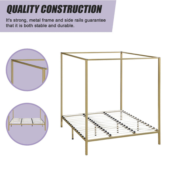 4 Four Poster King Bed Frame King Bed Frames