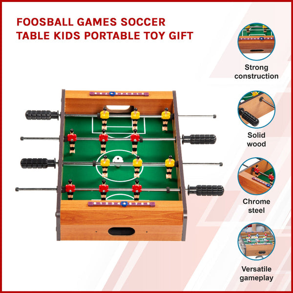 Foosball Games Soccer Table Kids Portable Toy Gift Other Outdoor Toys