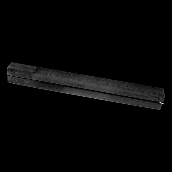 2.2M Gymnastics Folding Balance Beam Black Synthetic Suede Balance Beams
