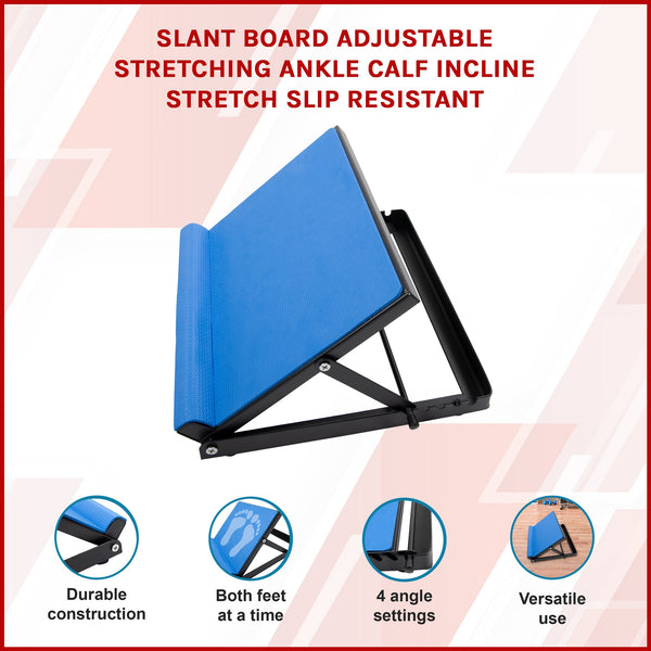 Slant Board Adjustable Stretching Ankle Calf Incline Slip Resistant Balance Trainers