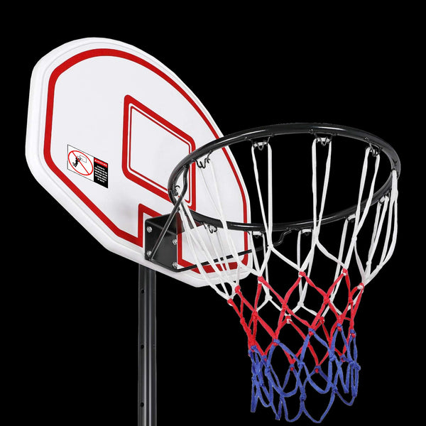 Basketball Ring Hoop Height Adjustable Portable Set Basketballs
